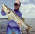 Redfish Scale Snapback Hat with Grey Cotton Bill - KnottyTails